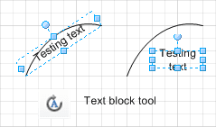 Verktyg för textblock Verktyg för textblock