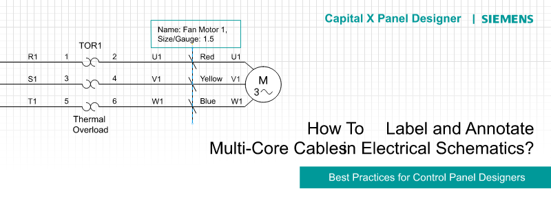 How To Label and Annotate Multi-Core Cables in Electrical Schematics ...