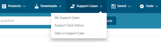 Apri un caso di supporto Apri un caso di supporto