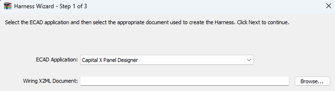 選擇Capital X Panel Designer