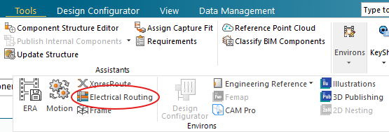 Electrical Routing environment