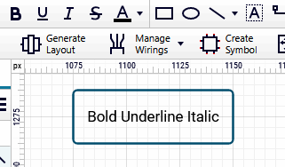 Applying rich text styling on text Applying rich text styling on text