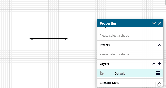 Resizing line end (arrow) Resizing line end (arrow)